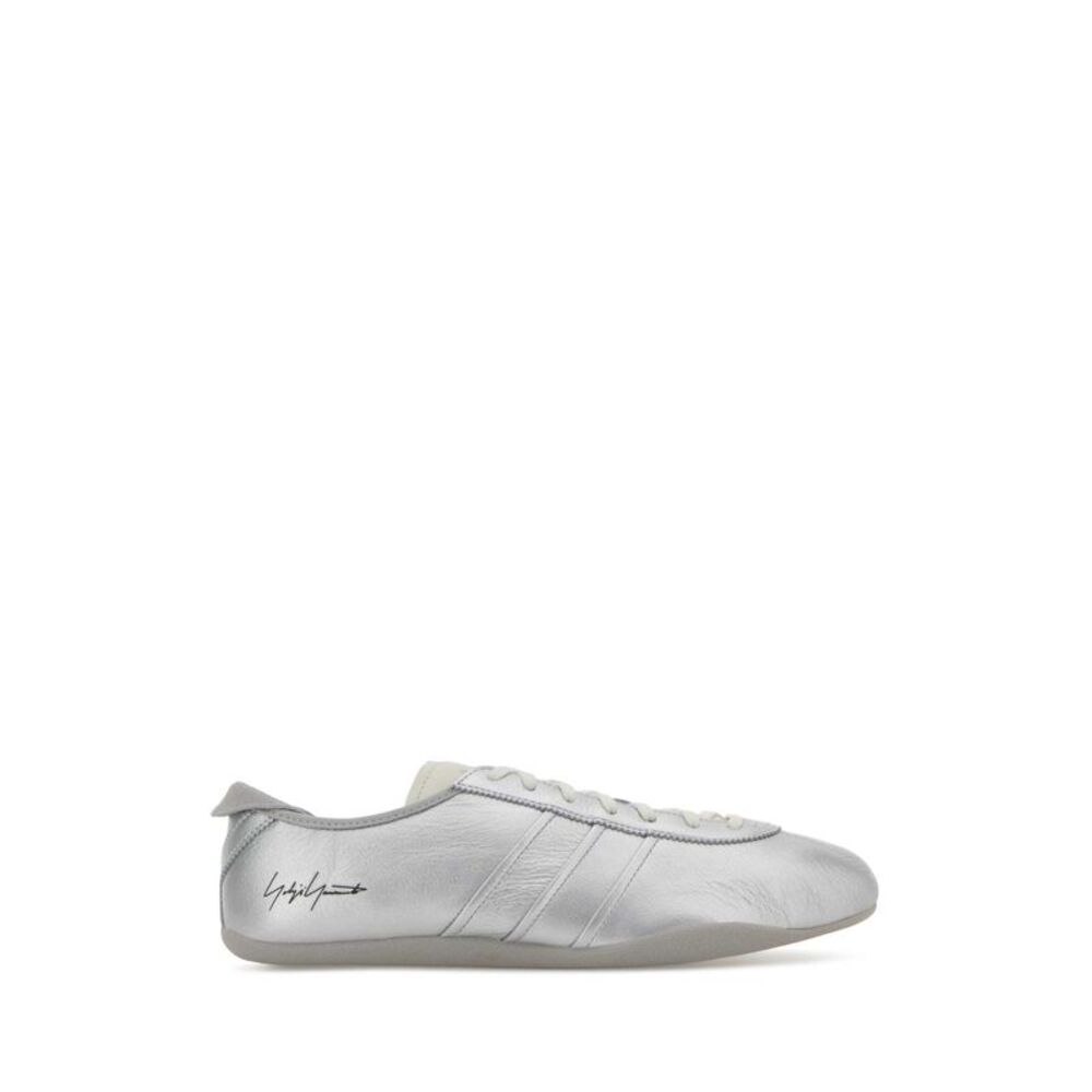 Y3 Yamamoto Unisex Silver Leather Y3 Tokyo Sneakers